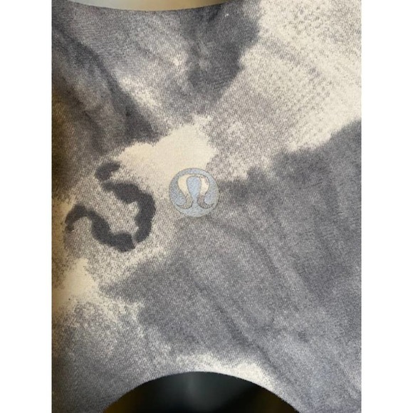 Lululemon Run Your Heart Out Tank Heathered Blurred Gray White Coal Tinted 8 - Picture 5 of 6